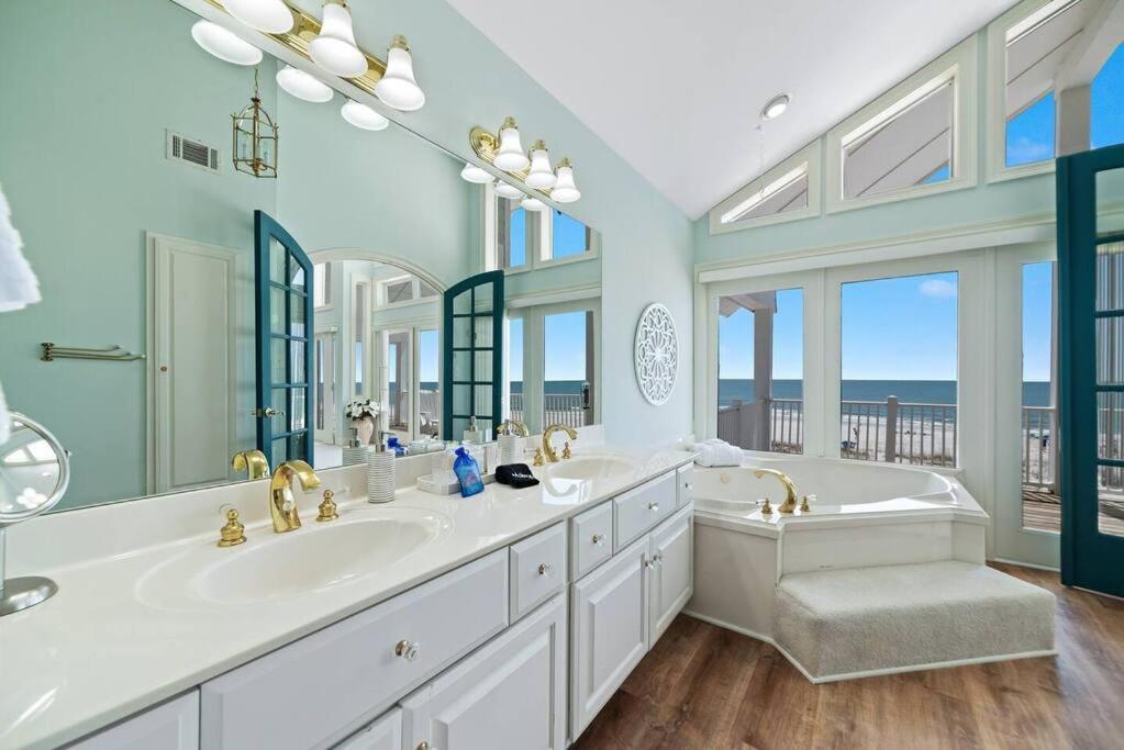 Oceanfront/Zero Steps To Beach/Views/4Br Gulf Shores Exteriér fotografie